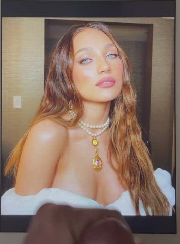 My biggest load ever for Maddie Ziegler after 1 hour of edging!
