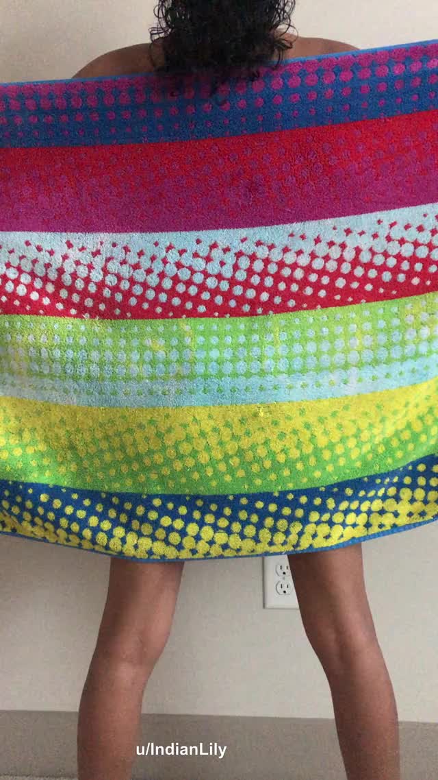 Unrobing bath towel
