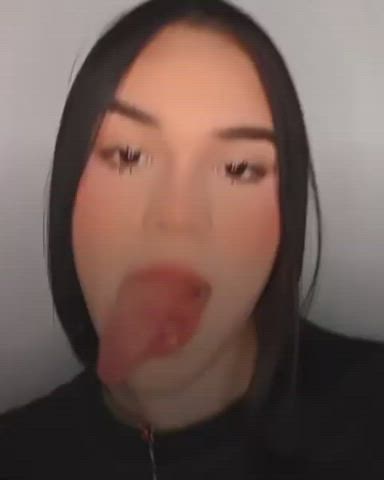 you want me to stick my tongue out for you? ??