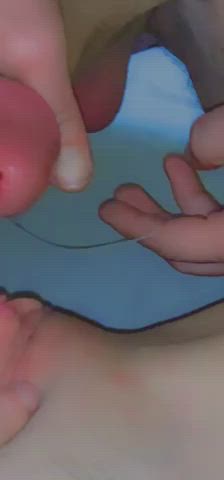 Cum all over my pussy