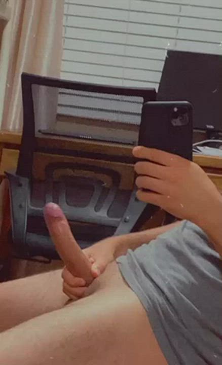 Jackin' my 18 y/o dick