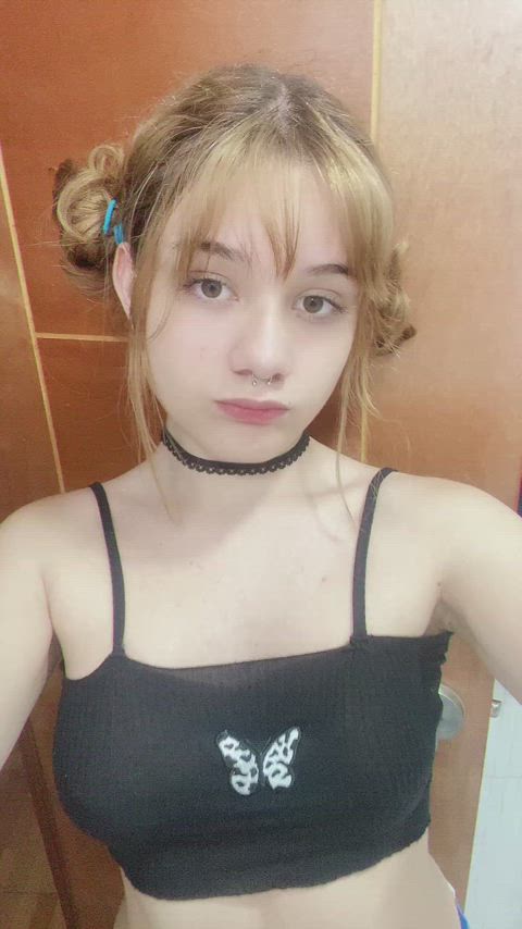 Daddy like my small tits?