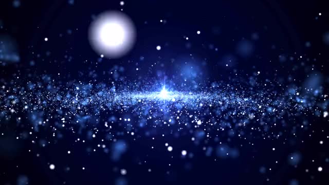 8K Moving Background 4320p Popular Blue Neblua Remake Space Travel