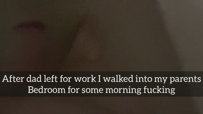 after dad leaves for work
