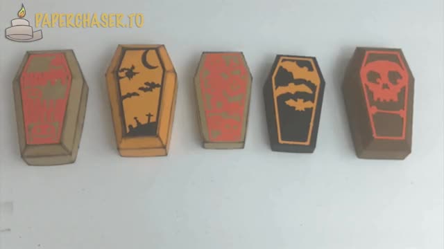 Halloween Coffin Treat Box