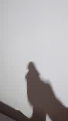 Silhouette of me cumming