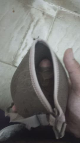 bra jerk off penis gif