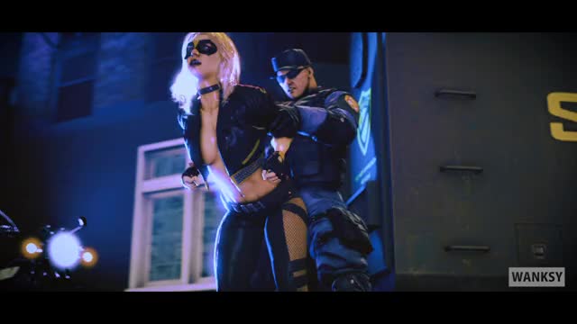 Black Canary fucked doggy style (Wanksy)