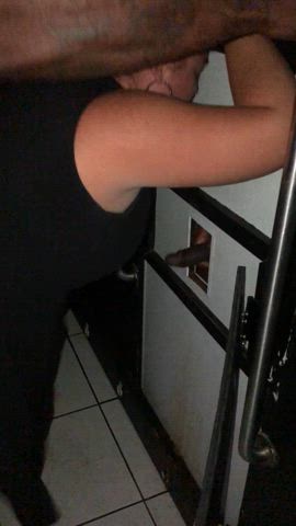 Just being a hot wife gloryhole slut for BBCs