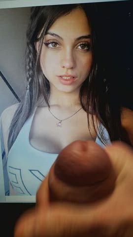 Big Dick Celebrity Cock Cum Cumshot TikTok Tribute gif