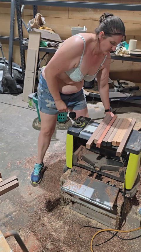 He just keeps filming me working!
