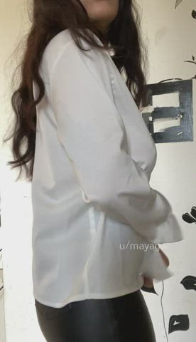 Big Tits Bouncing Tits Secretary gif