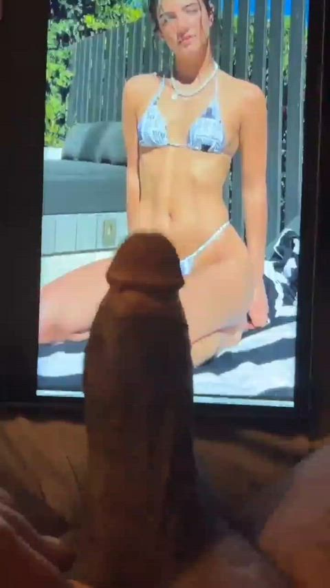 bikini celebrity cum cumshot jerk off male masturbation masturbating penis solo tribute