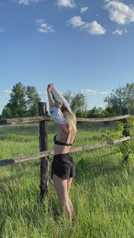 Ass OnlyFans Outdoor Tits gif