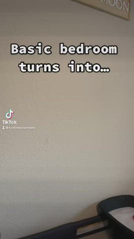 Boring Mom bedroom >>> turned to sex room!