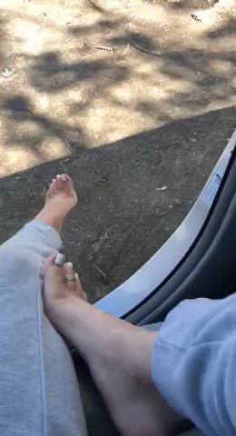 gotta let them breathe after wearing my sandals all day
