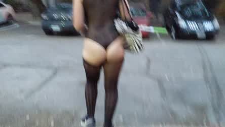 Walking through apartments on the wrong side of town