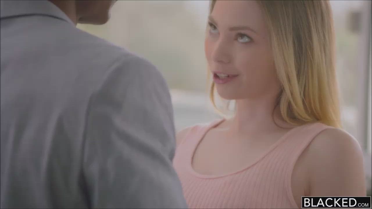 BBC Blonde Interracial gif