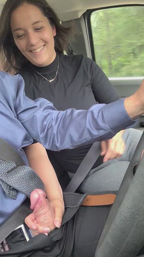 amateur big dick cumshot handjob hotwife gif