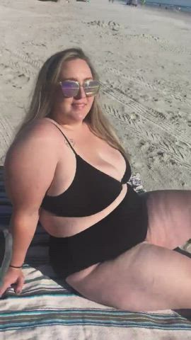 BBW Big Tits Chubby gif