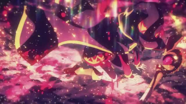 Megumin Konosuba Movie Aura Scene