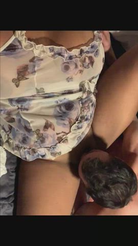 amateur cunnilingus sex hotwife gif