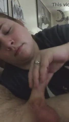 Blowjob Cum In Mouth Cum Swallow Step-Sister gif
