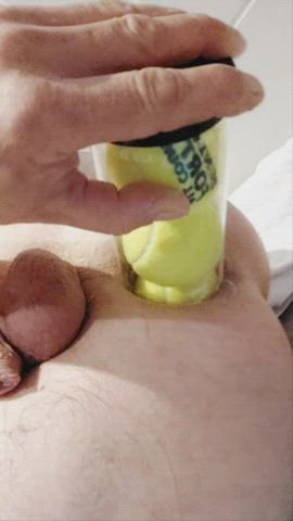 amateur anal anal play gape gaping object insertion stretching gif