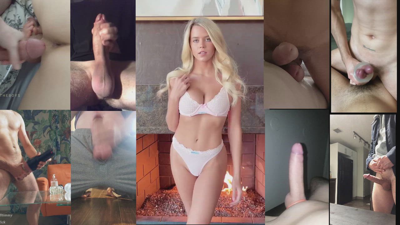 BabeCock Big Tits Bikini Blonde Cock Cum Frotting Iggy Azalea gif
