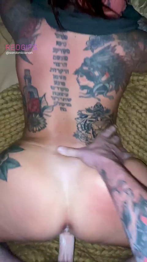ass doggystyle homemade on-all-fours thick-booty gif