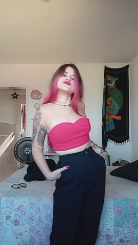 Suck my little titties