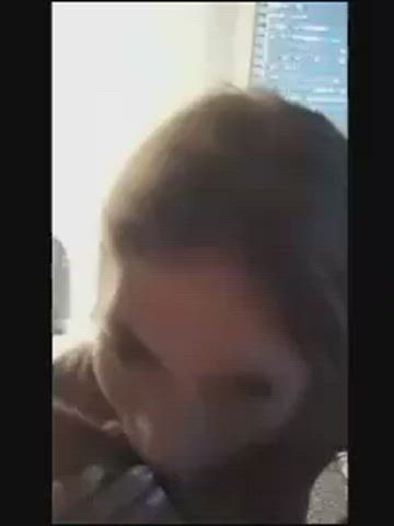 Blonde Cute Sloppy gif
