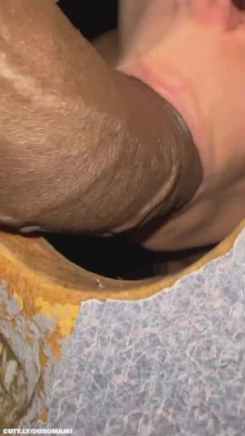amateur bbc blowjob cuckold glory hole hotwife interracial public standing doggy