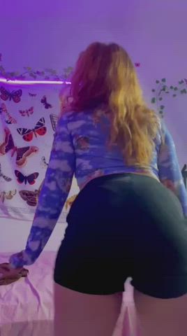 Shorts Redhead Teen gif
