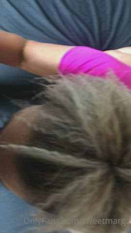 BBC Blowjob Handjob Interracial gif