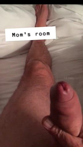 amateur cumshot family homemade jerk off latina milf mom son teen gif