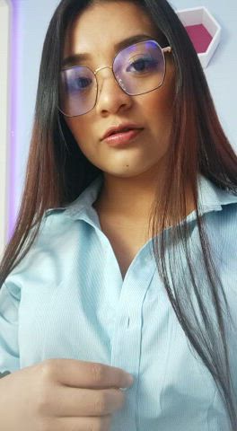 brunette cute ebony latina lingerie petite teen gif