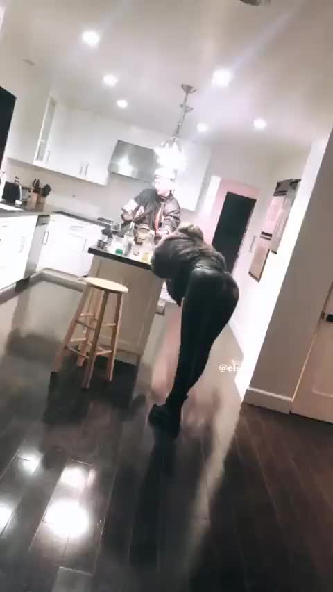Elise Hewitt bent over