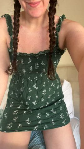 I love a cute sundress with nothing underneath