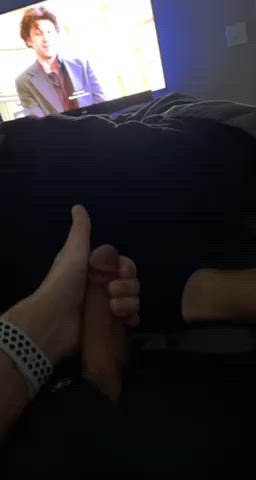 Cock Edging Jerk Off Solo Wet gif