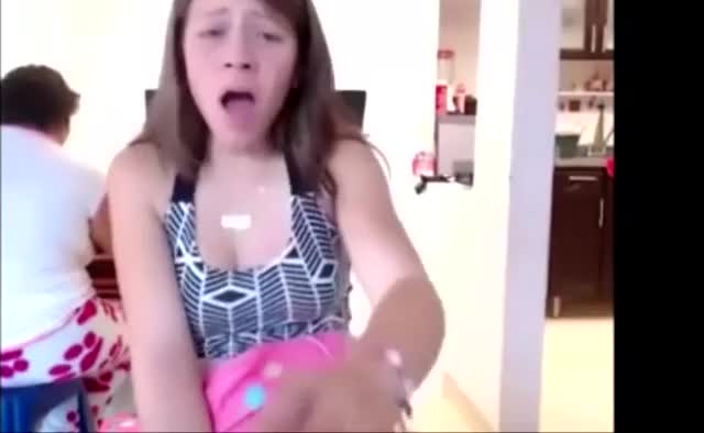 That’s really her mom sitting behind her [GIF]