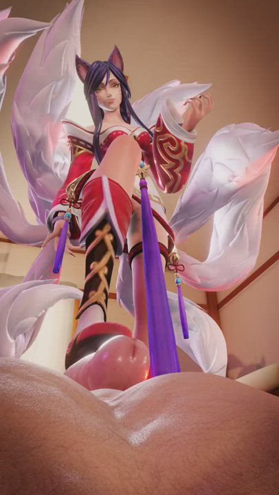 Ahri giving a Footjob (TheNaySayer34) [League of Legends]