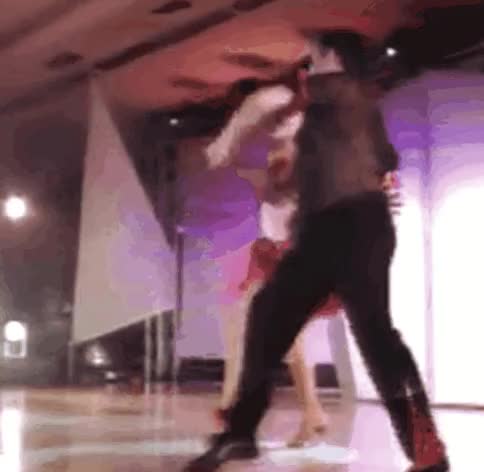 sexy disco dancing spins