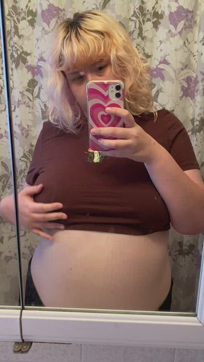 BBW Big Tits Titty Drop gif