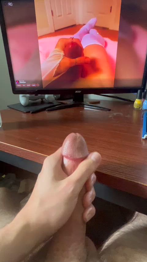 cumshot jerk off tribute gif