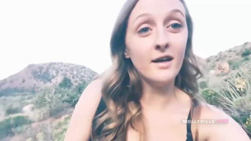big tits natural tits solo striptease gif