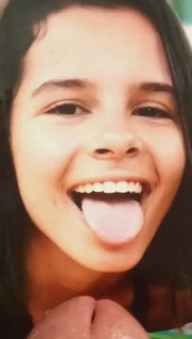 Brazilian Celebrity Cum Cumshot Teen Tribute gif