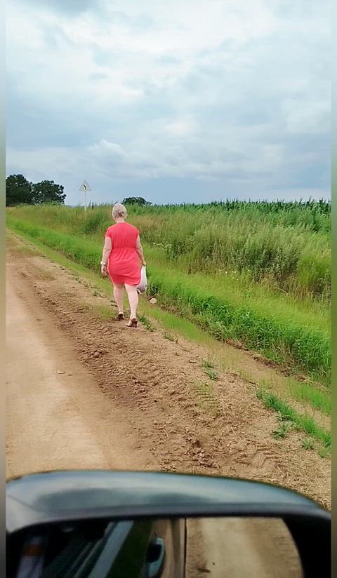 amateur big ass big tits blonde car sex milf natural tits outdoor wife gif