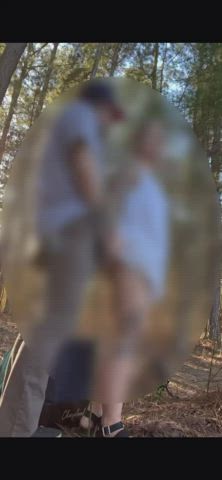 blonde blowjob nsfw petite public gif
