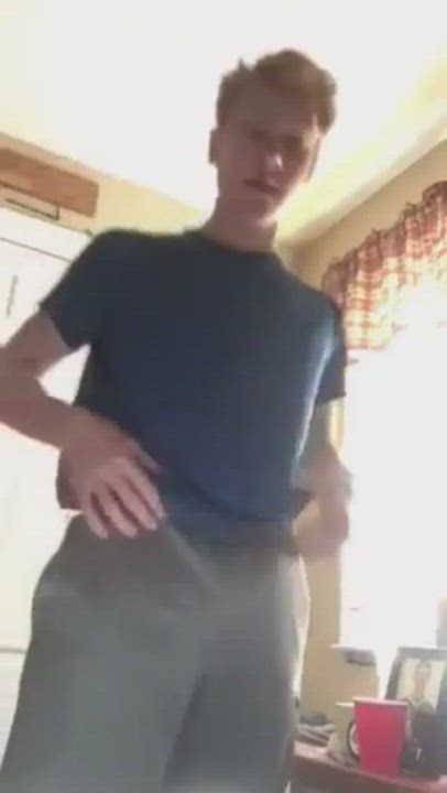 blonde male masturbation twink gif